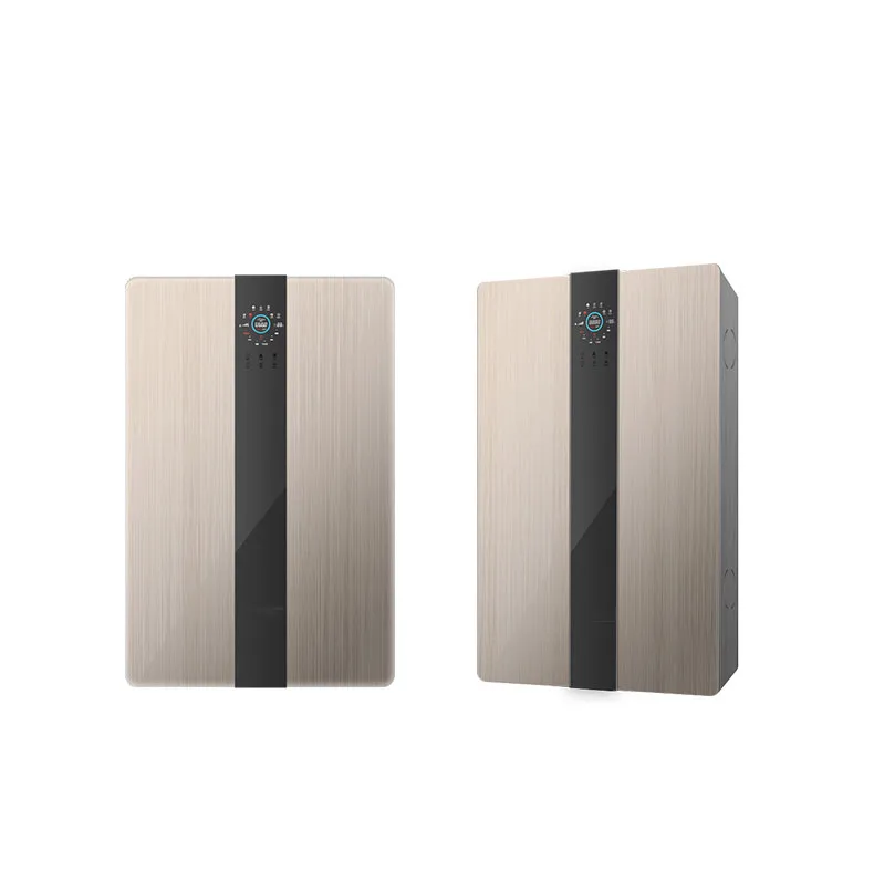 Sistema di ventilazione ERV a pressione micro positiva con ventilazione a recupero energetico montato a parete a basso rumore con WIFI