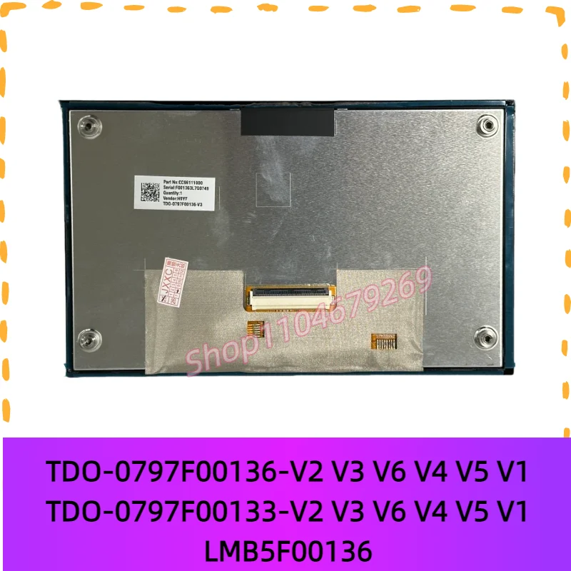 TDO-0797F00136-V2 V3 V6 V4 V5 V1 TD0-0797F00136-V3 V2 TDO-0797F00133-V2 V3 V6 V4 V5 V1 LMB5F00136 for Modern Kia LCD Screen