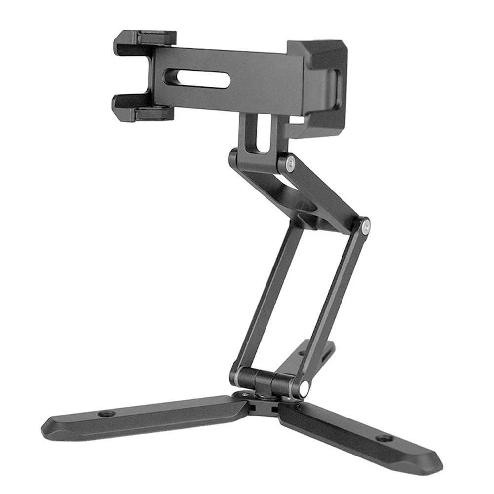 

Aluminum Alloy Multifunctional Folding Mobile Phone Clip 360° Rotatable Stand Base Stable Universal Tablet Stand