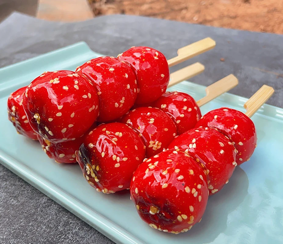 15 سنتيمتر محاكاة الجليد السكر القرع سلسلة بولي كلوريد الفينيل الاصطناعي الزعرور سلسلة وهمية الفاكهة نموذج التصوير الدعائم الحلي ديكور الحفلات #3