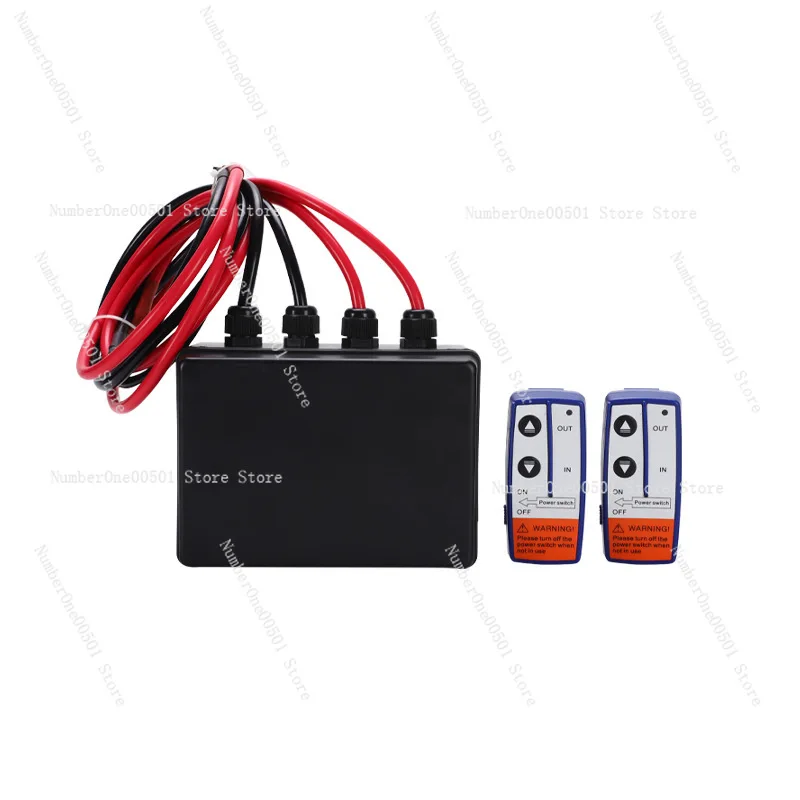 5000 Pounds Electric Winch Control Box, Wireless Remote Control 250A Car Crane Accessories Winch Control Box