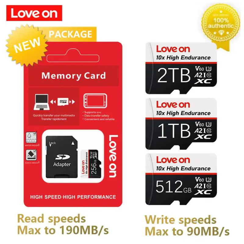 Original Memory Card 2TB 1TB 512GB 256GB Class10 Mini TF Card SD Card for Cell Phones Car Devices Computers Drones For Lenovo