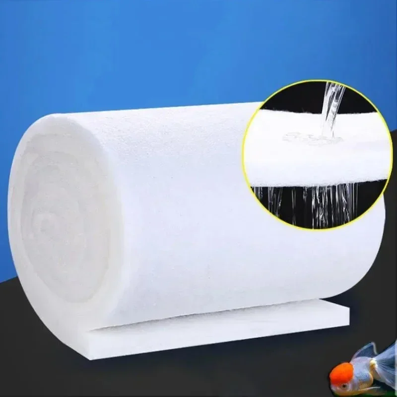 3cm Thick Fish Tank Filter Cotton High-density Permeable Purification Water Quality Biochemical Cotton Foam Skimmer Aquarium