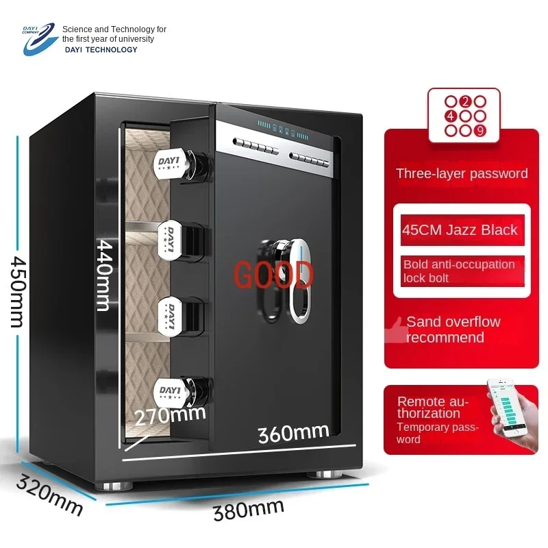 Safe Household Small 2024 New Mini All Steel