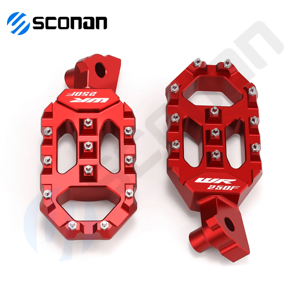 

Motorcycle Accessories FootRest Footpegs Foot Pegs Pedals For YAMAHA WR250F wr250f 2001-2024 WR450F wr450f 2003-2023