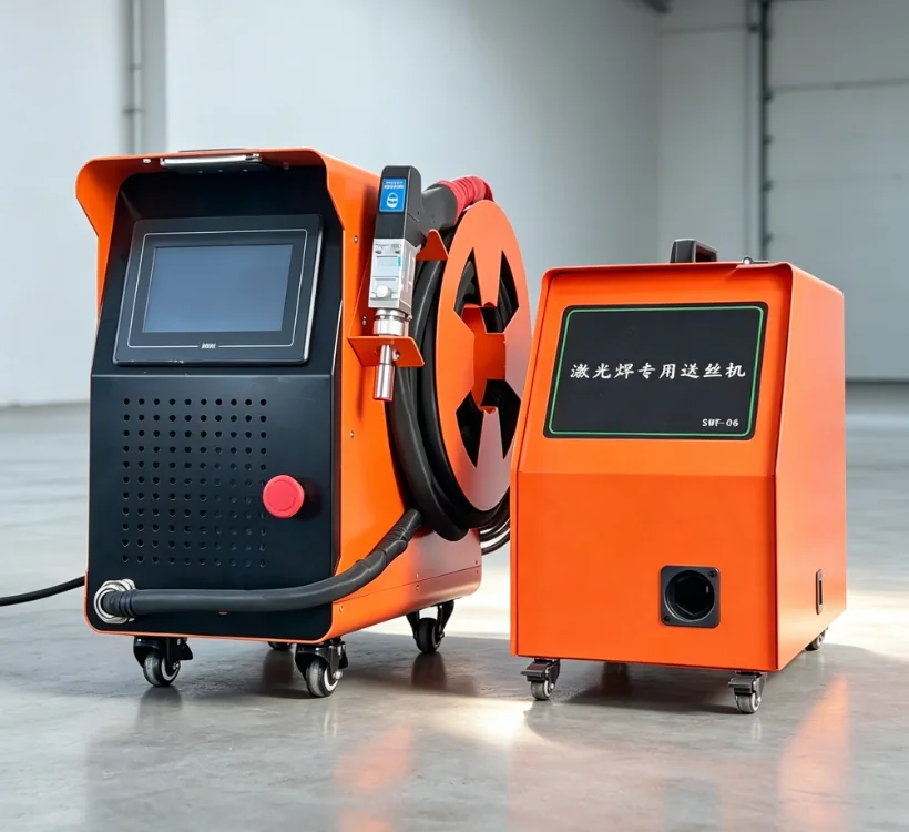 Compact 800W Fiber Laser Welder Melting Depth 0.35‑2.5mm for Stainless Steel Alu Metal Workshop Welding Repair Equipment