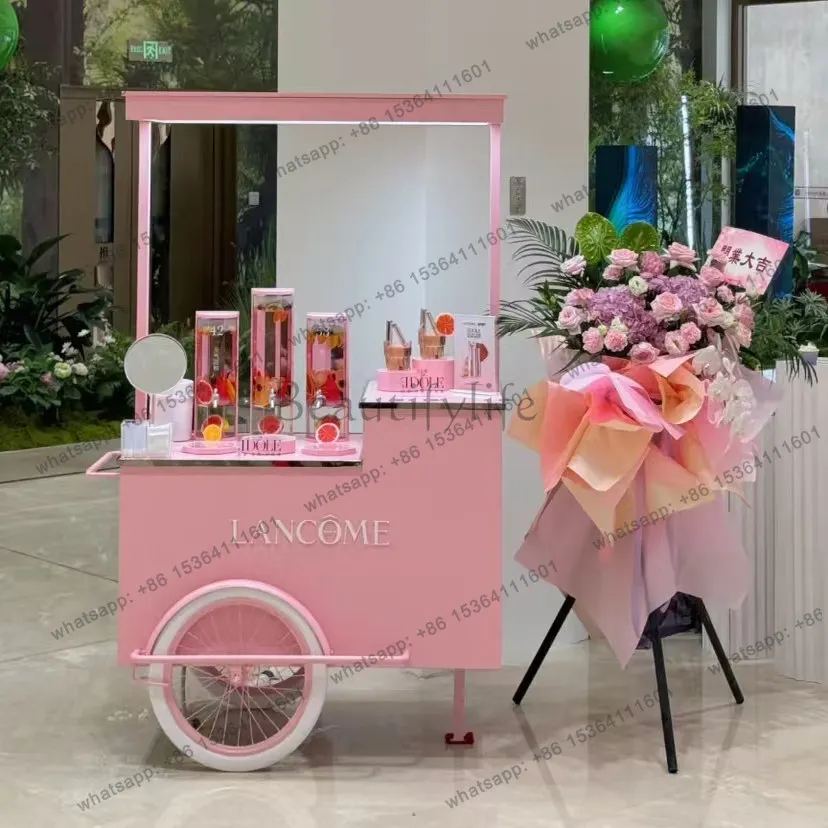 Counter activities, promotional vehicles, holiday promotions, mobile carts, stalls, parades, storefronts, display floats
