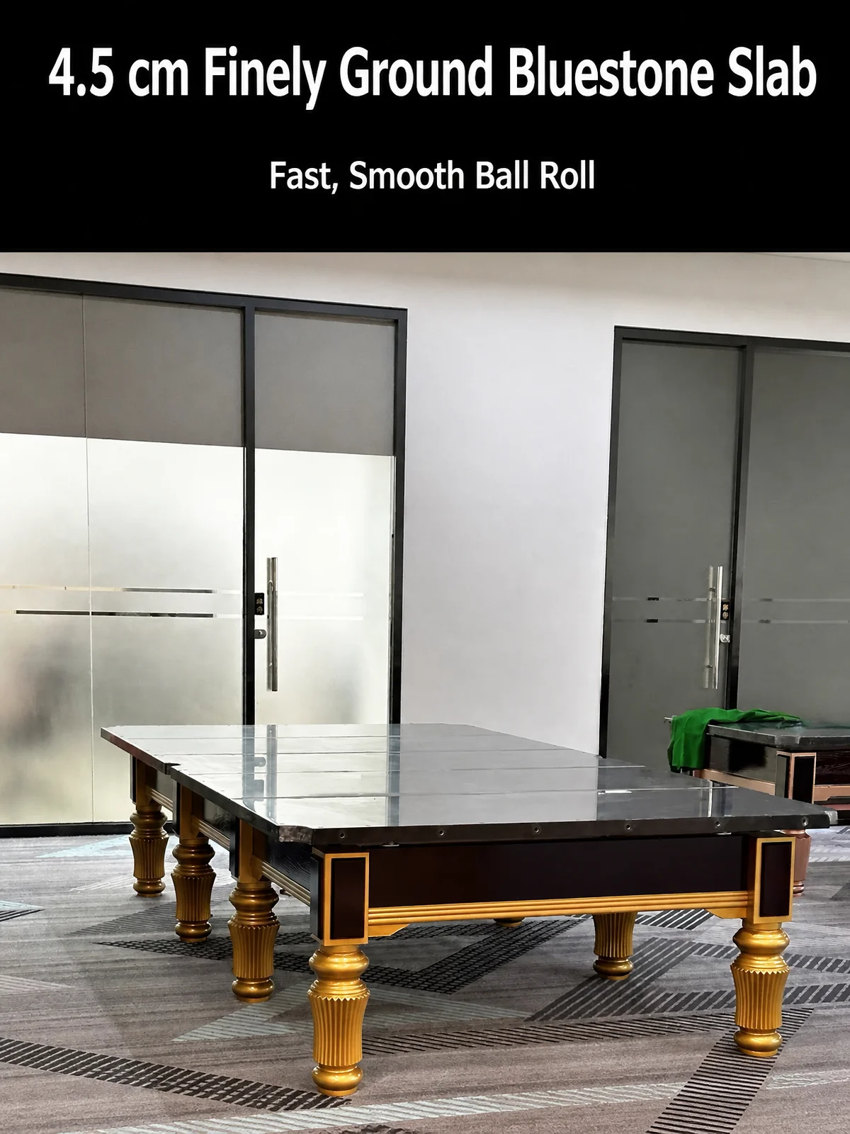 2026 12ft Solid Wood Snooker Table with Leather Pockets Billiard Tablepromote sales
