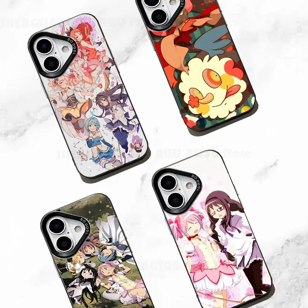

Anime M-Madoka Magica Case For IPhone 11 12 13 14 15 16 17 Pro Max XS X XR Cover