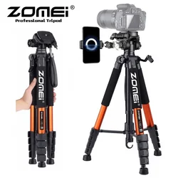 Tall Phone Stand, Panorama Zomei Tripod for Professional Digital Photo Camera Canon, Floor Video Tripod for Horizontal Shooting