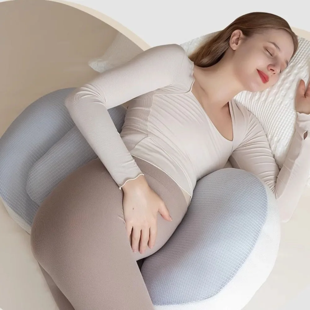 High Quality Soft Maternity Pillow Multi-Functional Adjustable Pregnant Women Pillow Breathable Neck Pillow