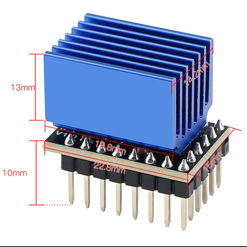 SWXF TMC5160 Stepper Motor Driver Step Stick SPI Silent 60V Motor Driver High Power 3D Printer Parts