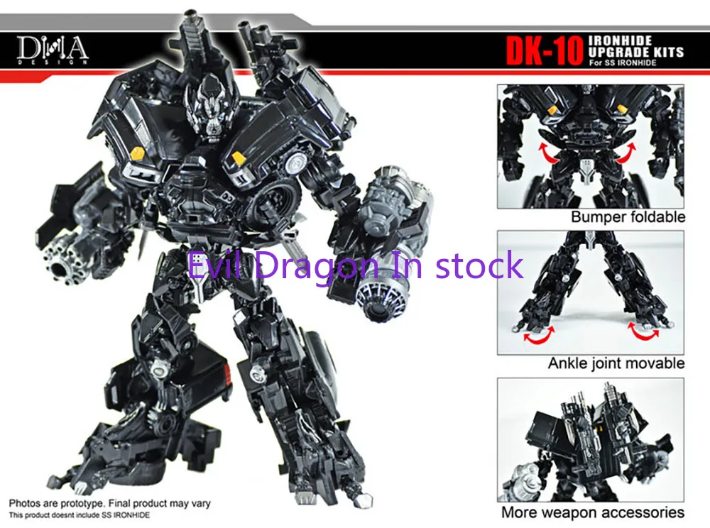 In Stock Transforming Toys DNA Design Upgrade Kit DK-10 DK10 Ironhide SS-14 Action Figure Accessories