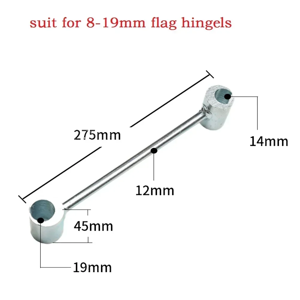 Chiave di regolazione cerniera porta Cerniere piegatubi Gap Repair per cerniere bandiera 8-25mm Utensili manuali Strumenti multi-strumento per la