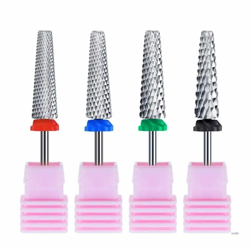 Versatile Steel Grinder Drill Bit Long for Nail Gel Removal and Dead Skin Exfoliation DIY Making