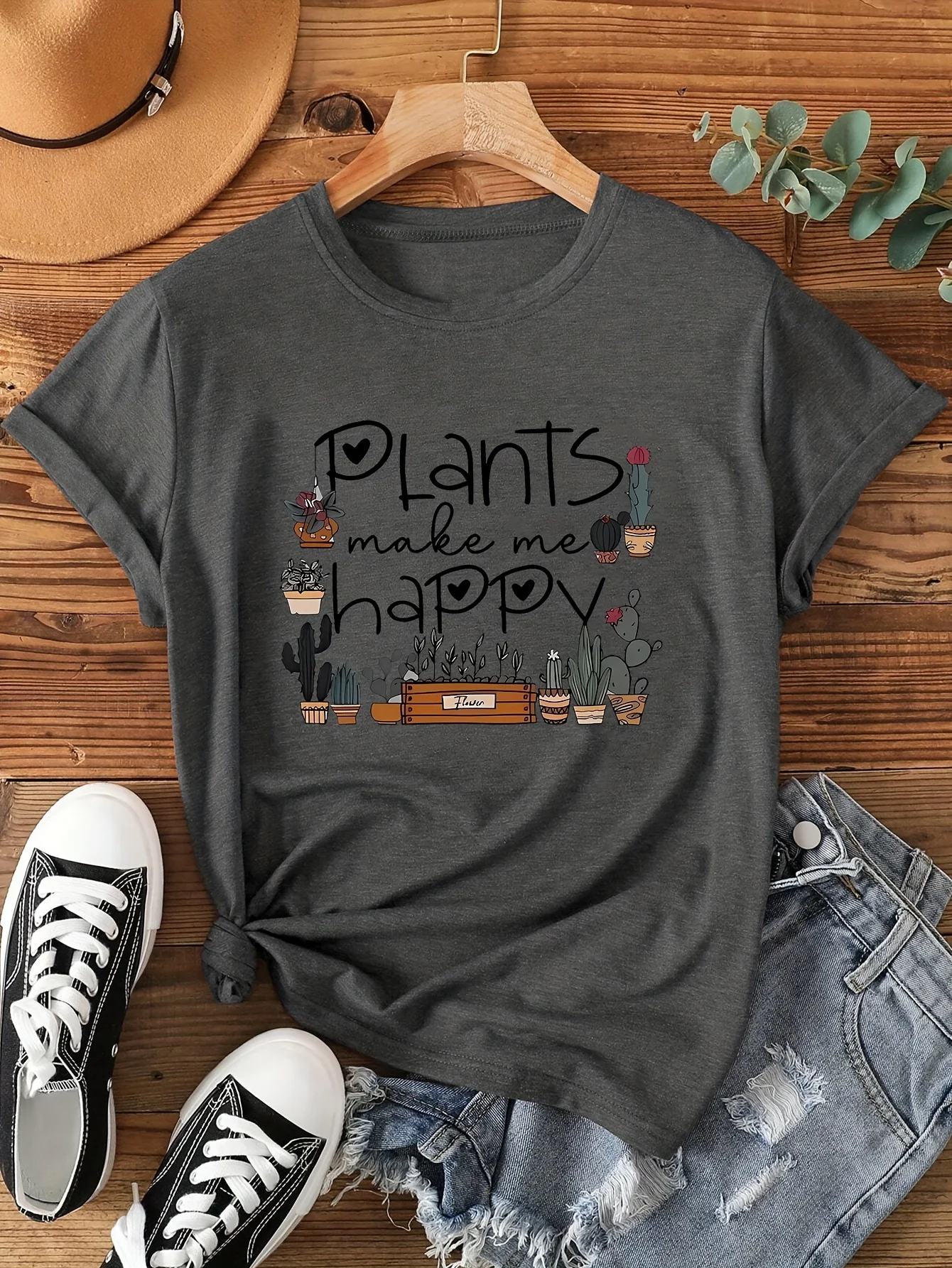 Plants Make Me Happy Women's T - đánh giá và giá Coffee Tea Or Me