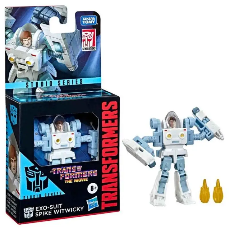 Original Hasbro In Stock 8cm Action Figure Transformers Studio Series SS86 Scout Spike Witwicky Anime Model Toy Gifts