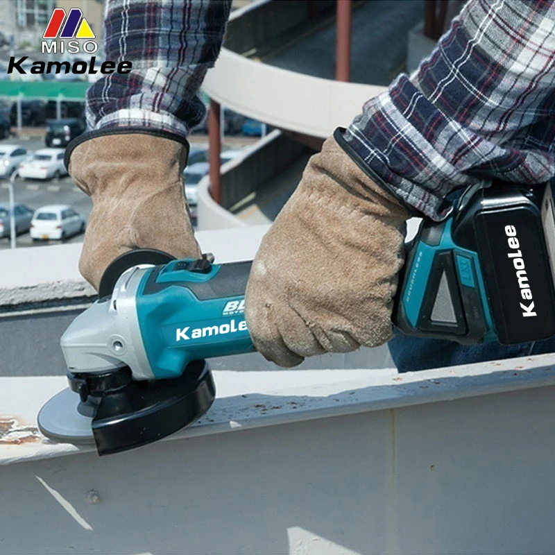 Imagem -03 - Kamolee-rebarbadora sem Fio sem Escova Ferramentas Elétricas de Corte Compatível com Bateria Makita 18v Velocidades M10 100 mm 18500rpm