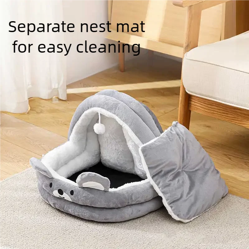 

Best-selling Healing Cat Nest Made of slow-rebound material it offers a soft wrapping sensation and is suitable for both cats