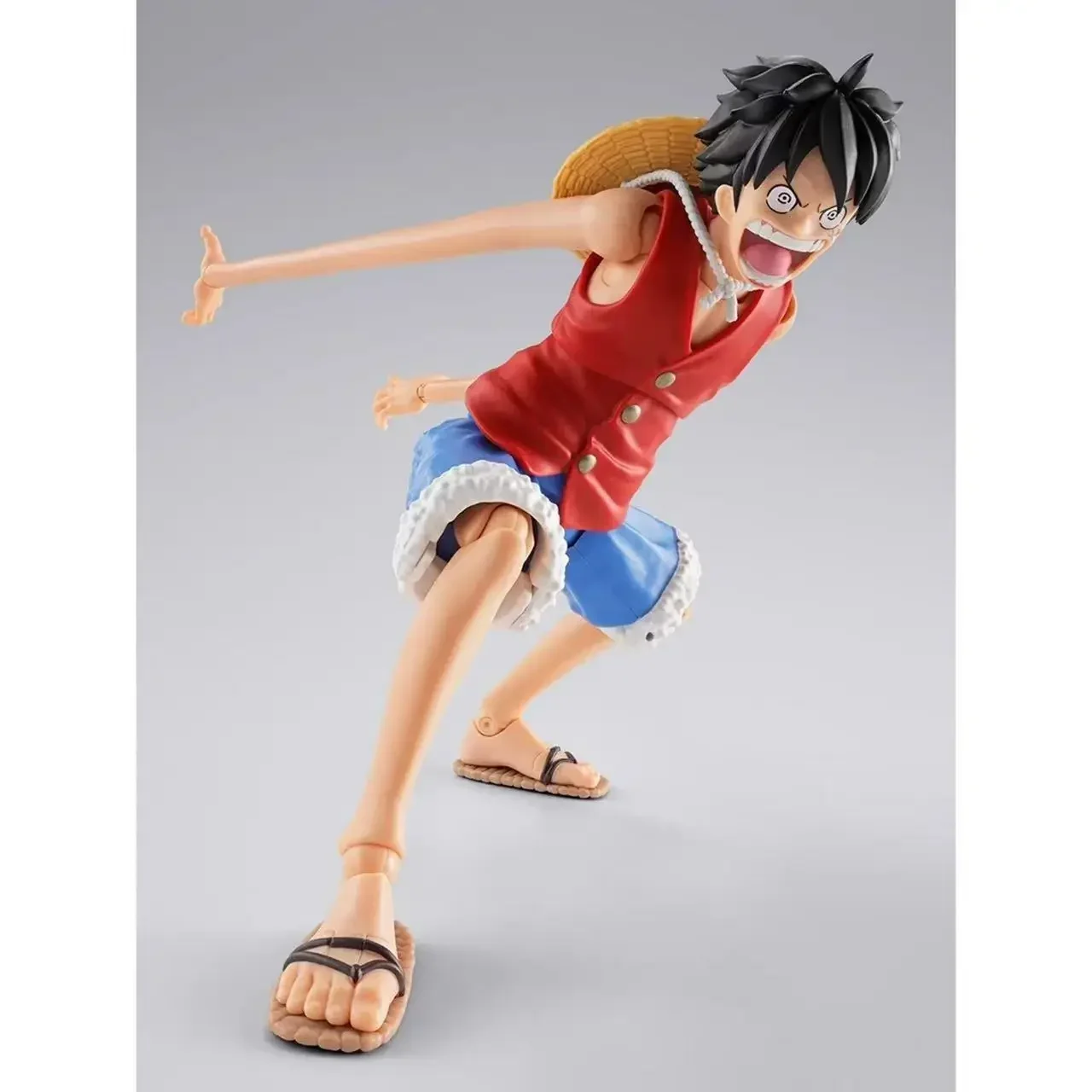 

Bandai SHF цельный Луффи «Старь приключений», резиновые эффекты, кулак, ноги, аксессуары, модель персонажа, игрушка, подарочная коллекция