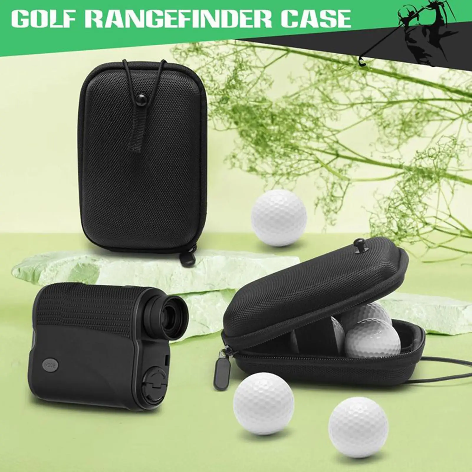 

Golf Rangefinder Case EVA Rangefinder Shell Case Organizer Portable Shockproof Holder Pouch telescope Storage Carrying Bag