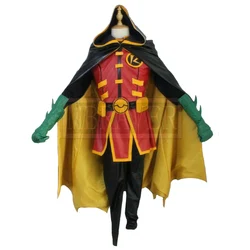 Red Robin Cosplay Superhero Damian Wayne Uniform Outfit Costume Halloween Christmas Custom Made Any Size
