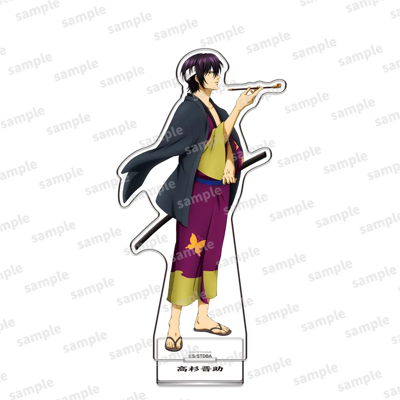 Gintama Anime Figure Hijikata Toshirou Takasugi Shinsuke Acrylic Stands Sakata Gintoki Model Fans Desk Decor Prop Christmas Gift