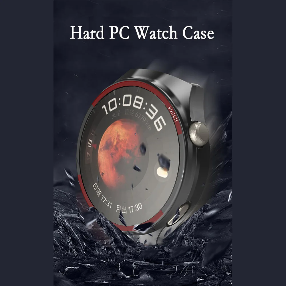 Dla Huawei Watch 4 Pro PC twardy futerał ochronny pusty zegarek ochrona wsparcie ładowania bez zdejmowania powłoki