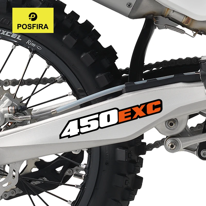 

POSFIRA Motorcycle Swingarm Sticker Vinyl Decals for KTM 450 EXC 450EXC 2011-2026 2025 2024 2023 2022 2021 Swing Arm Accessories