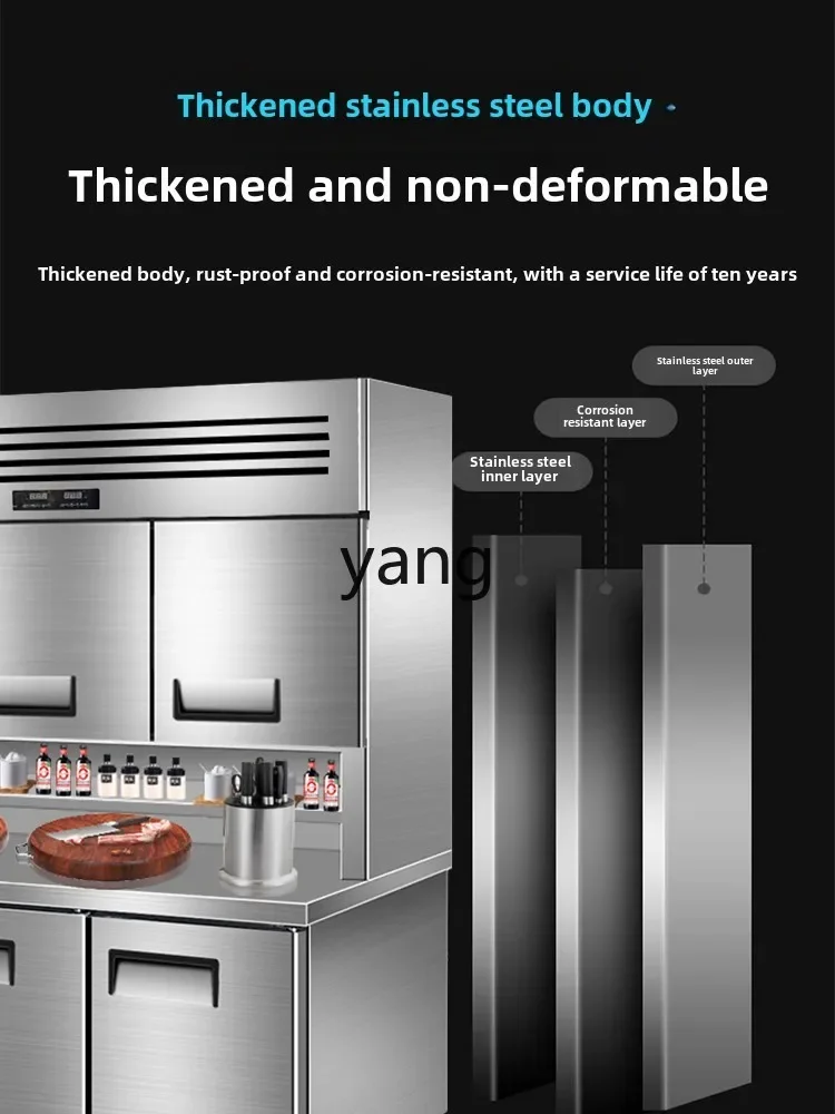 CX vertical countertop freezer refrigerated and fresh-keeping operation table frozen display freezer