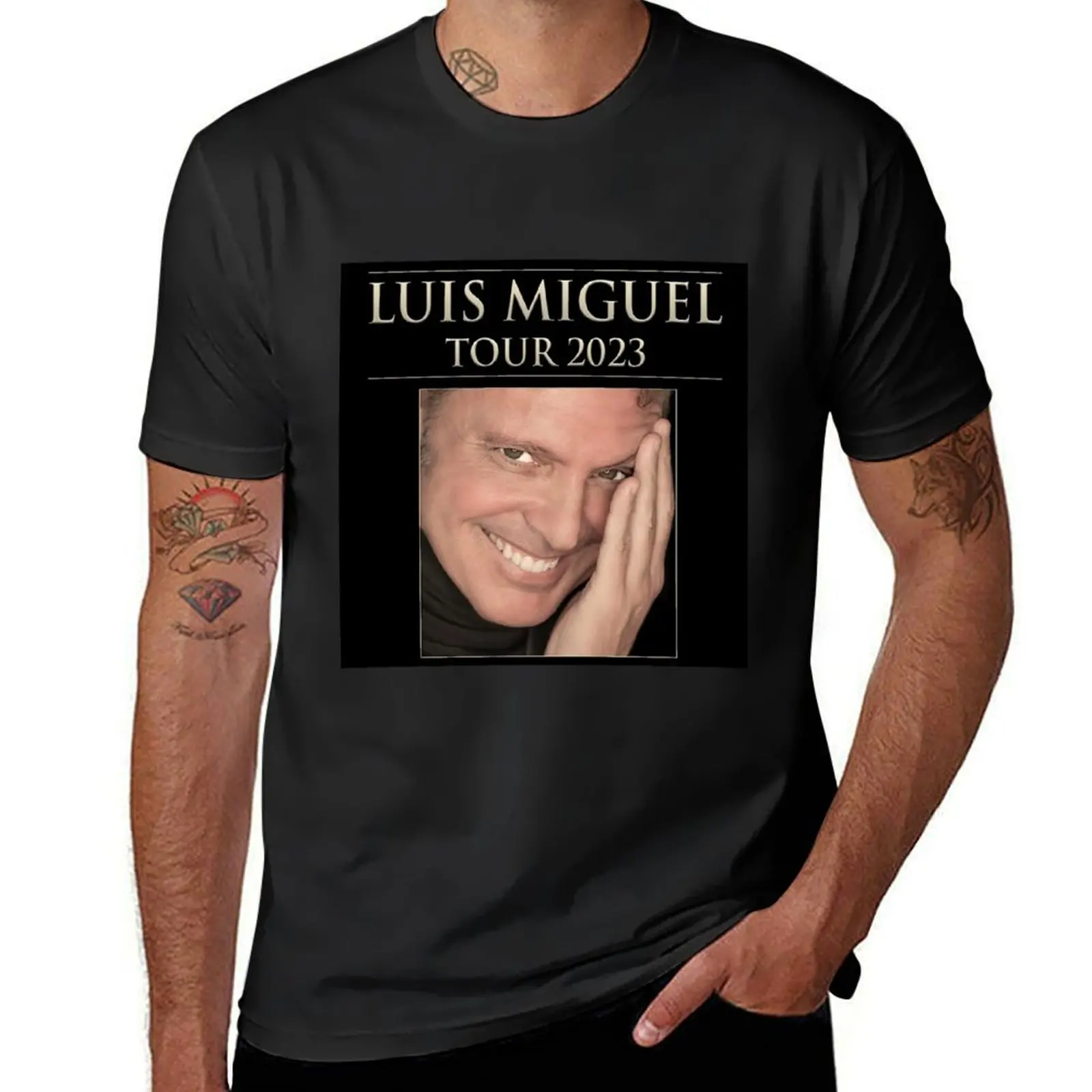 

Luis Miguel T-shirt animal prinfor boys vintage designer t shirt men