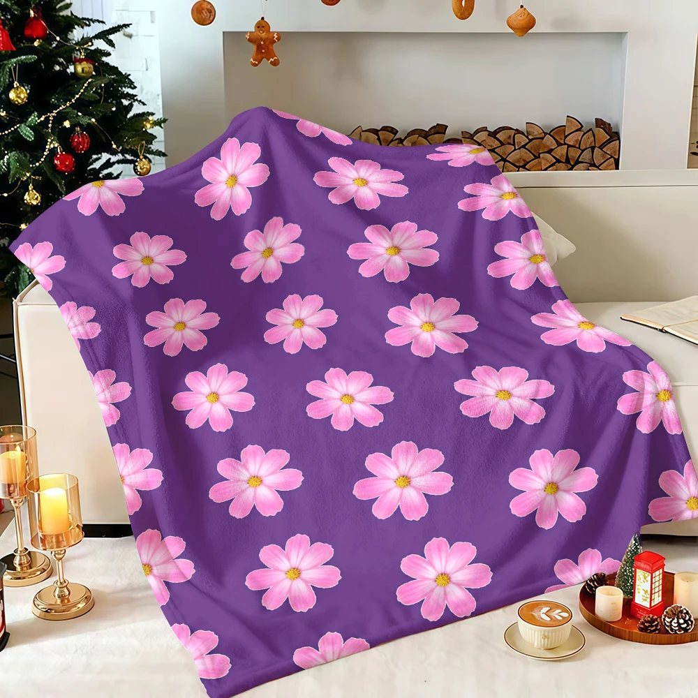 Coastal Grandmother Art Fade Resistant Queen Size Extra Warm Velvety Lap Blanket Great for Spooky Halloween Cozy Christmas Night