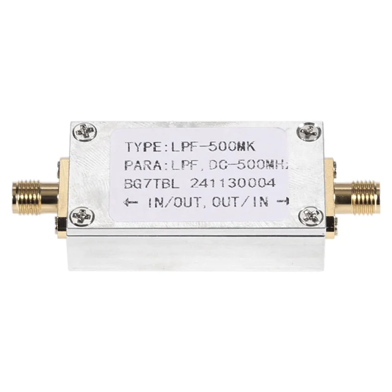 

Low Pass Filter LPF-500MK With SMA Interface DC- 500MHZ High Precision Signal Filtering