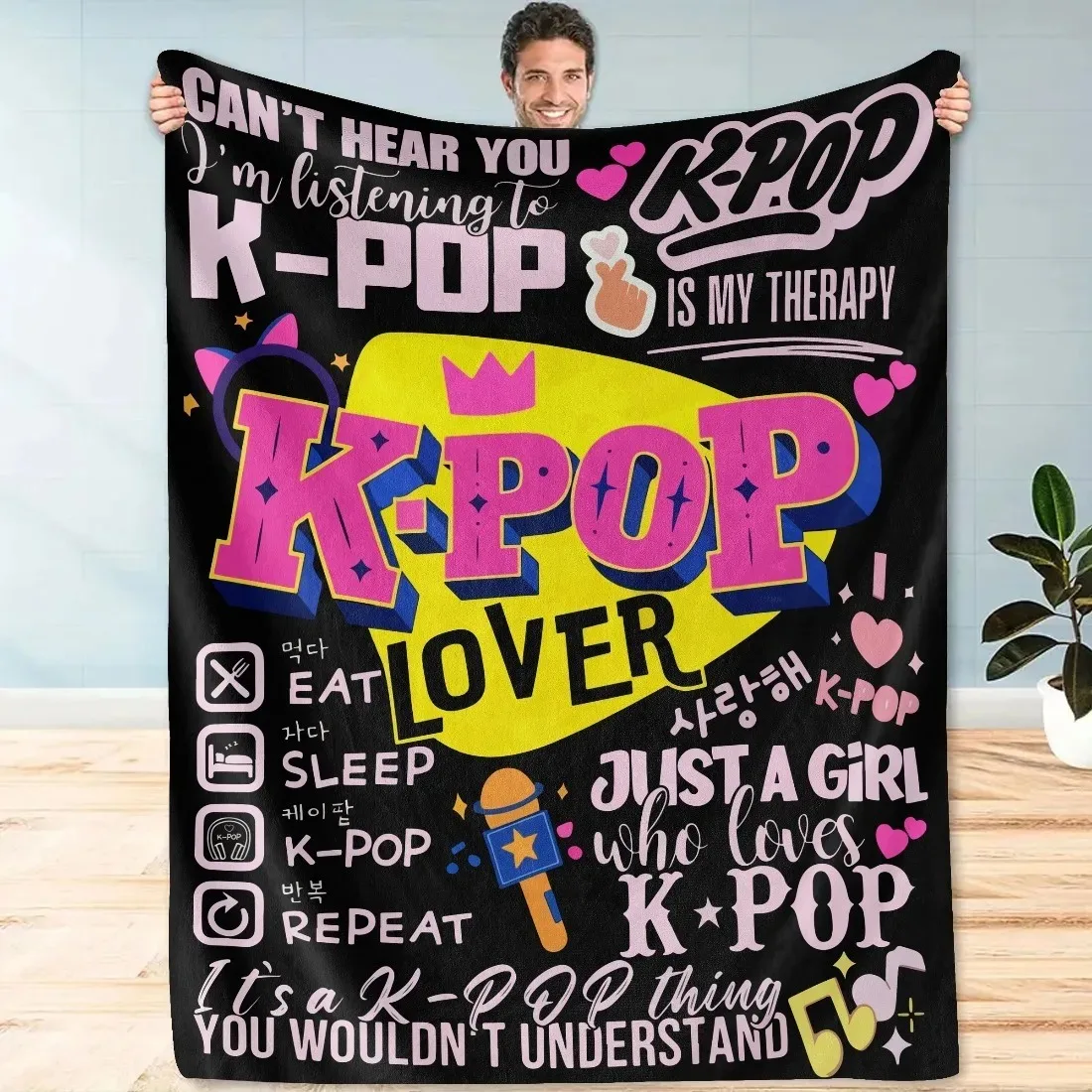 

Kpop подарочное фланелевое одеяло разных размеров с 2D принтом фиолетового идола, мягкое теплое одеяло для дивана-кровати, офисного сна, уютное