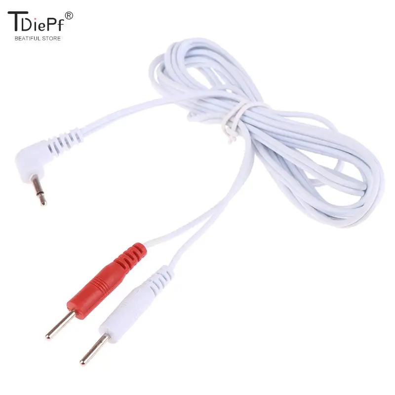 1.5M Standard Pin Electrode Lead Wires TENS Conductive Standard Pin for Ems Massage Electrode Pad Digital Ten Machine HealthCare