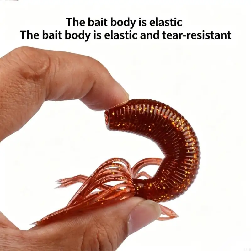   3Pieces Realistic Skirt Imitations Fishing Lures Set For Effective Angling