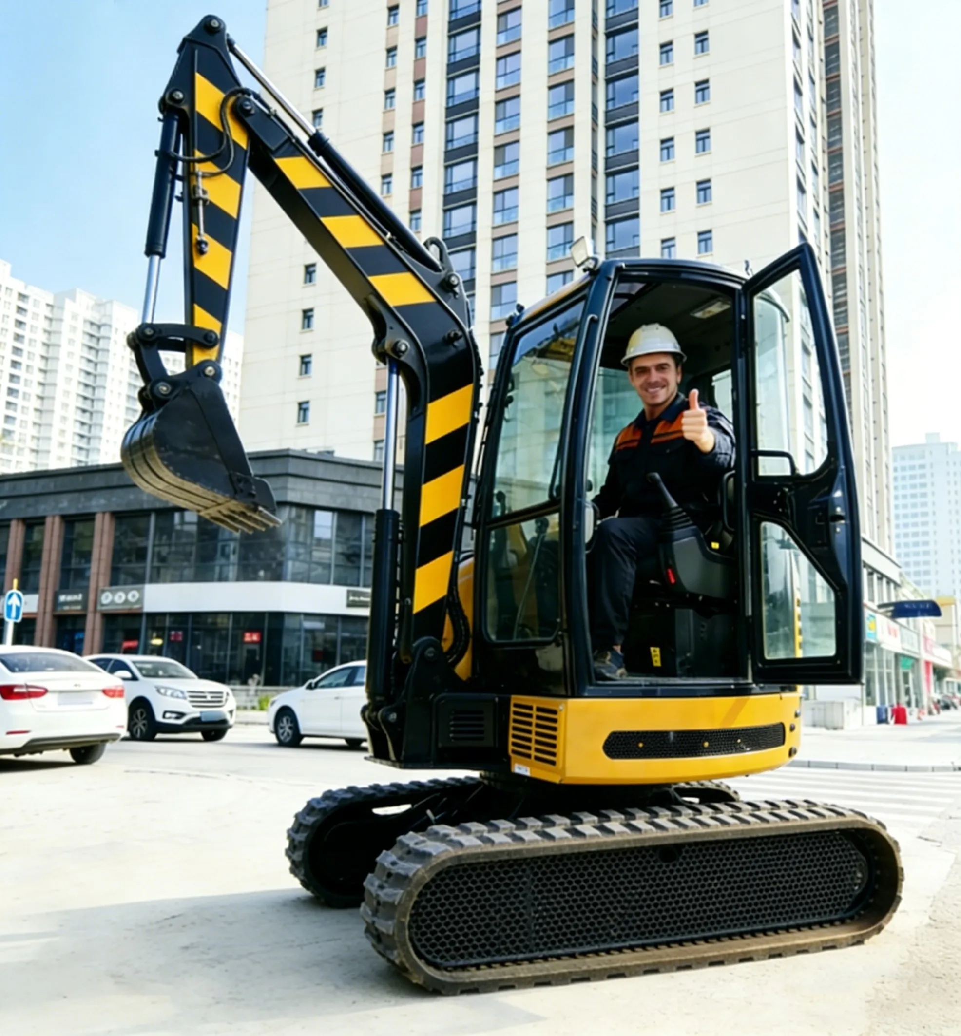 

2026 Customized Small Excavator 3.5 Ton Kubota Engine High Efficiency Multi-Functional Mini Digger With Bucket And Attachments