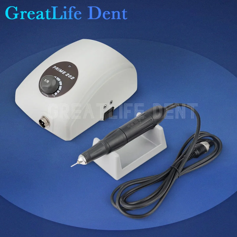 

GreatLife Dent 100W 50000 Rpm Engraving Dental Micromotor Handpiece PRIME 202 Brushless Nail Denture Jewerly Polishing Machine