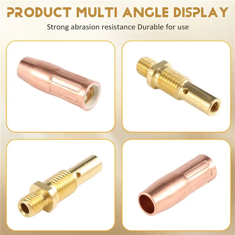 A11E-14 Pz Kit di accessori per torcia di saldatura Mig per Tweco Mini /1 e Lincoln Magnum 100L Kit punta ugello saldatore MIG