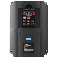 SucceBuy 0.75/7.5KW VFD Frequency Inverter 220V Output Variable Frequency Drive for Spindle Motor CNC Converter Speed Control