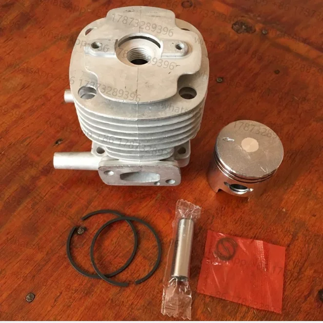 Комплект цилиндра 40 мм для кусторезов Shindaiwa B45 RC45 BP45 GP450 DYB454: цилиндр, поршень, кольца, палец, стопорные кольца, сборочный комплект