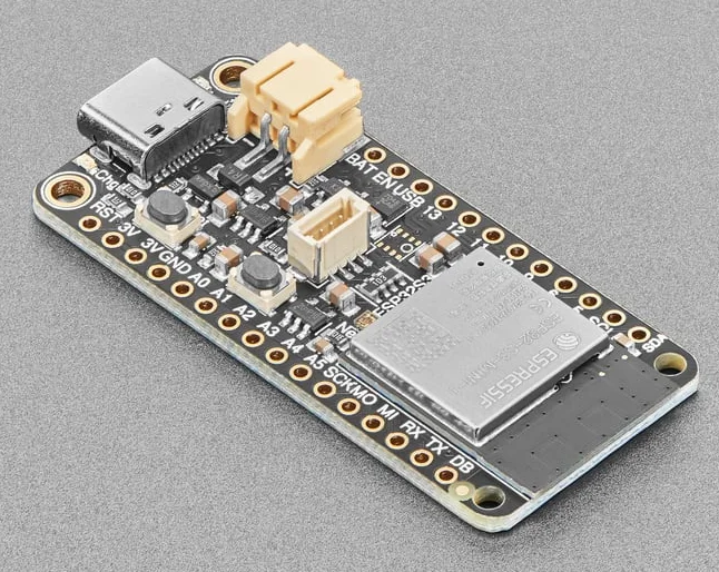 

5323 ESP32-S3 Feather with STEMMA QT / Qwiic - 8MB