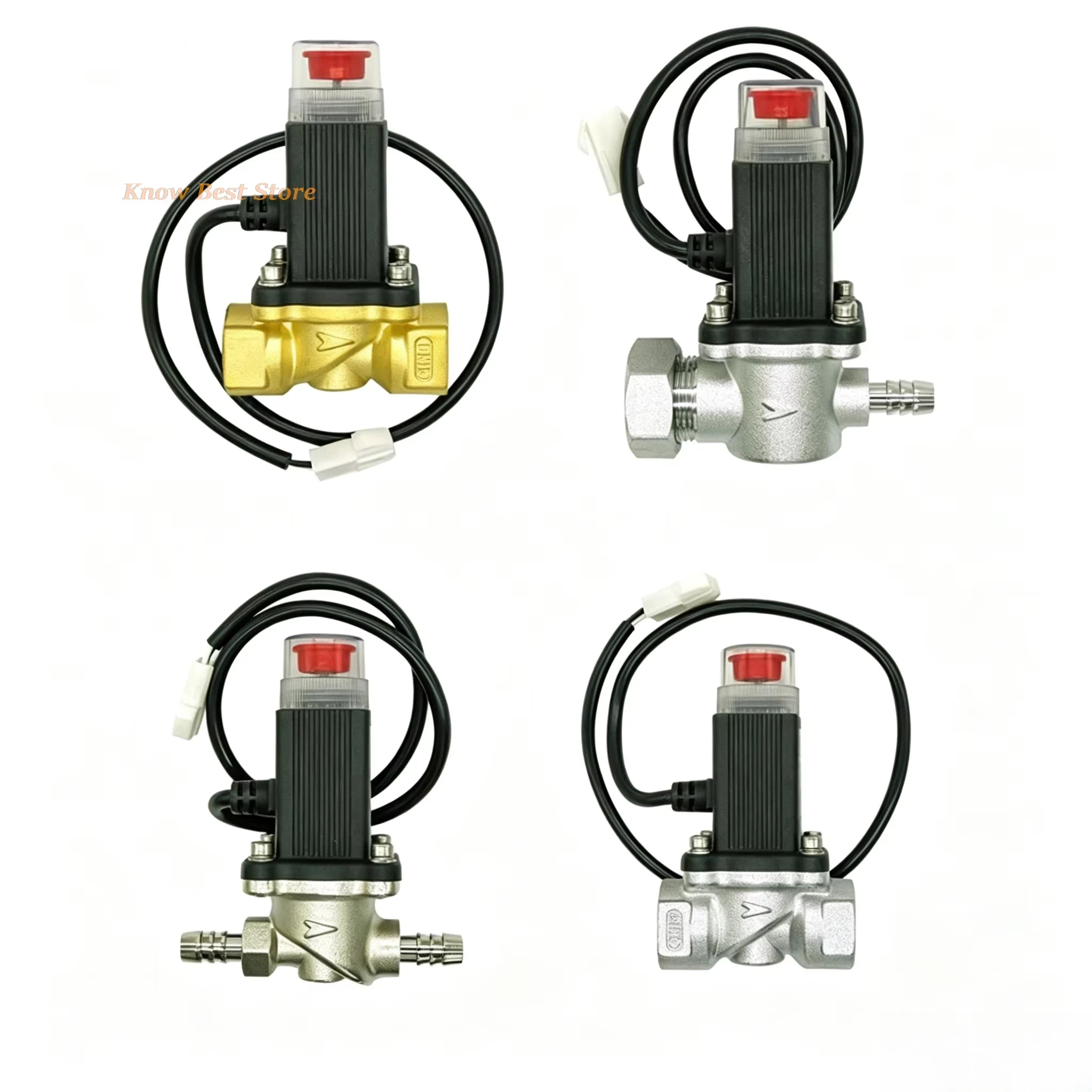 1PCS LPG Natural Gas Emergency Shut Off Solenoid Valve DC9V-12V 1/2/