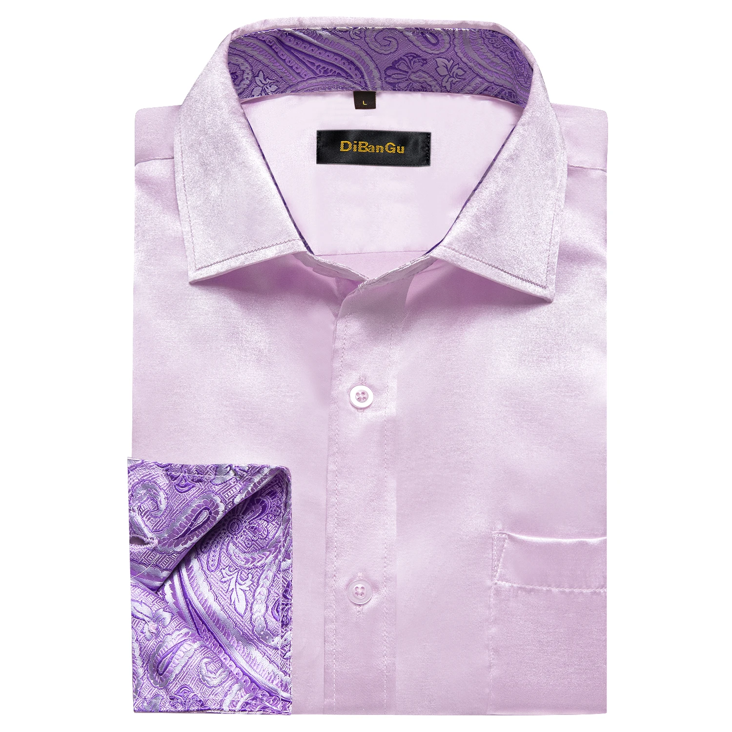 Luxus Elegante Kleid Shirts fü – Mens Satin Silk Dress Shirt Bewertung und Preis