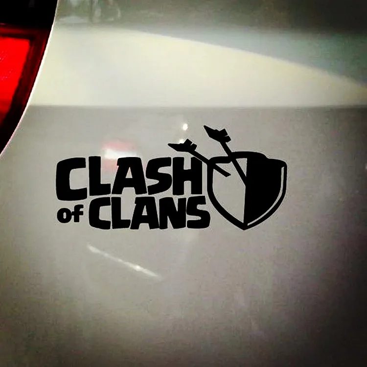 ملصقات السيارات كلاش أوف كلاانس COC الشارات العاكسة للزجاج الأمامي الوفير جذع الدراجات النارية ضبط السيارات D2 #2
