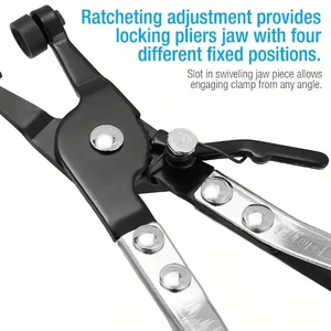 Araba Su Borusu Hortum Klipsi Pense, Halka Tipi ve düz bant kelepçelerinin Çıkarılması ve takılması için döner Tahrik çene Kilitleme Aracı 6 Büyük satış-montaj-hortumu-no. 1