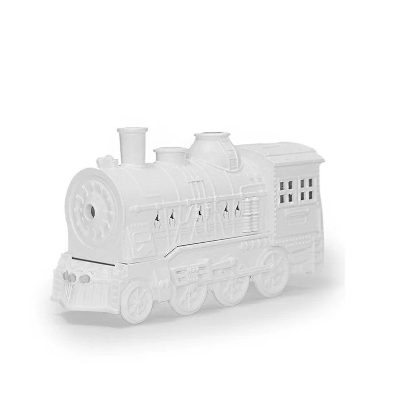 【OFF SHELF】Difusor Steam Train Aromatherapy Diffuser 300Ml USB Mist Humidifier Essential Oil Air Humidifier Retro Design