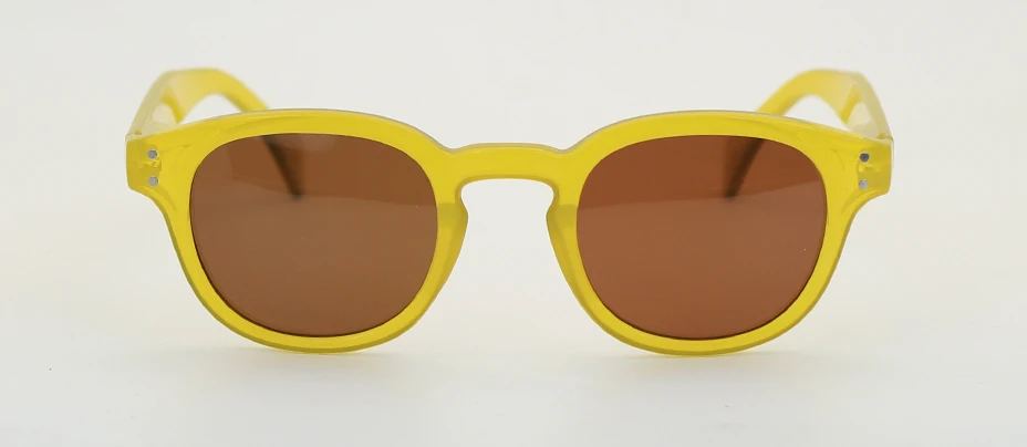 Meeshow Marken-Sonnenbrille mit Blendschutz für Damen und Herren, modisches Design, runder Rahmen, UV-Schutz, Nylon-Gläser – Detail 3