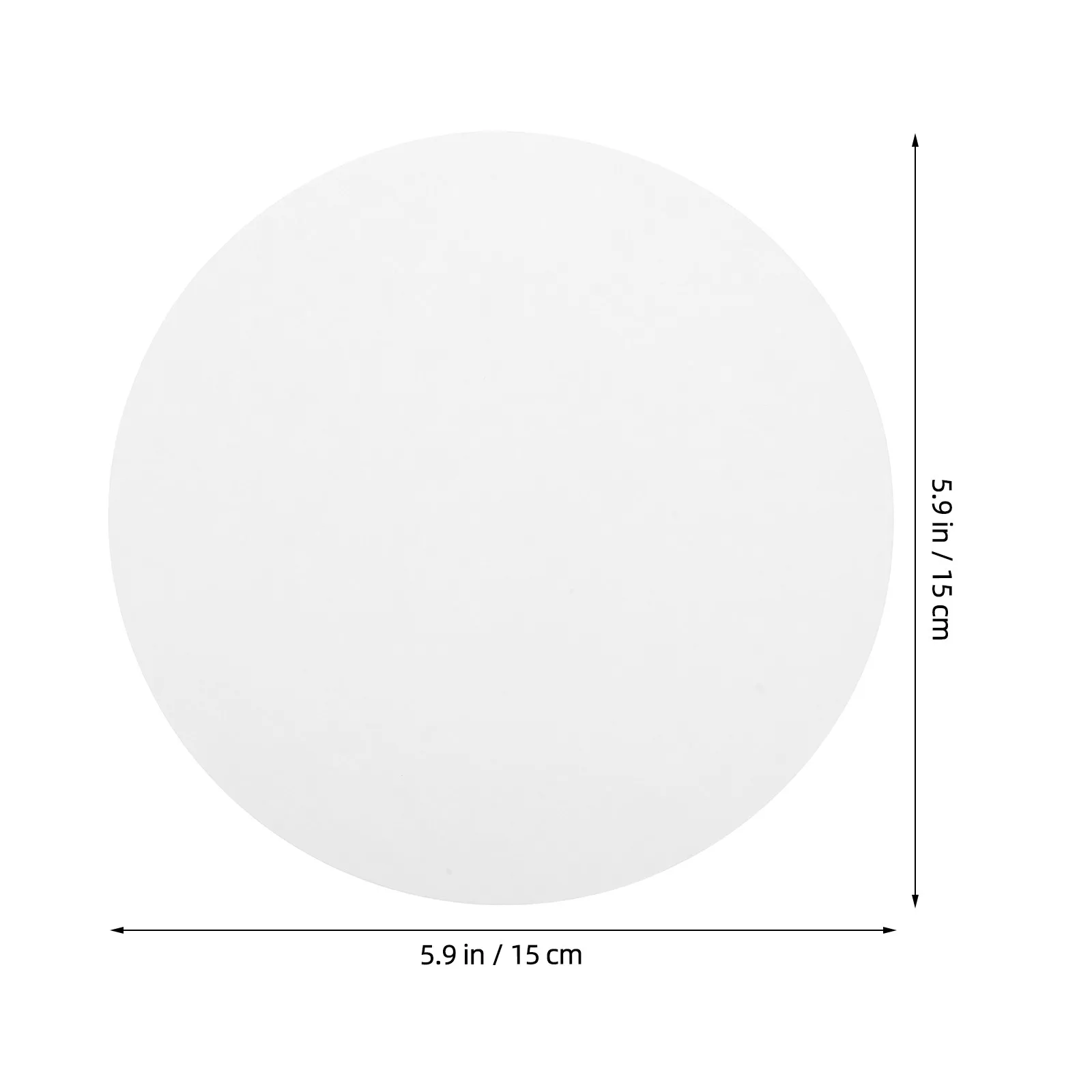 100Pcs Laboratory Qualitative Filter Paper 15Cm High Purity Sheets for Chemistry Analytical Filtration Science Experiments Lab
