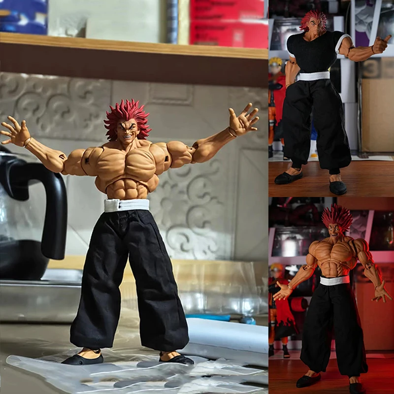 Anime Hanma Yujiro Figure Son of Ogre BAKI Action Figures ST 1/12 Movable Model Pvc Statue Collection Figurine Ornament Toy Gift